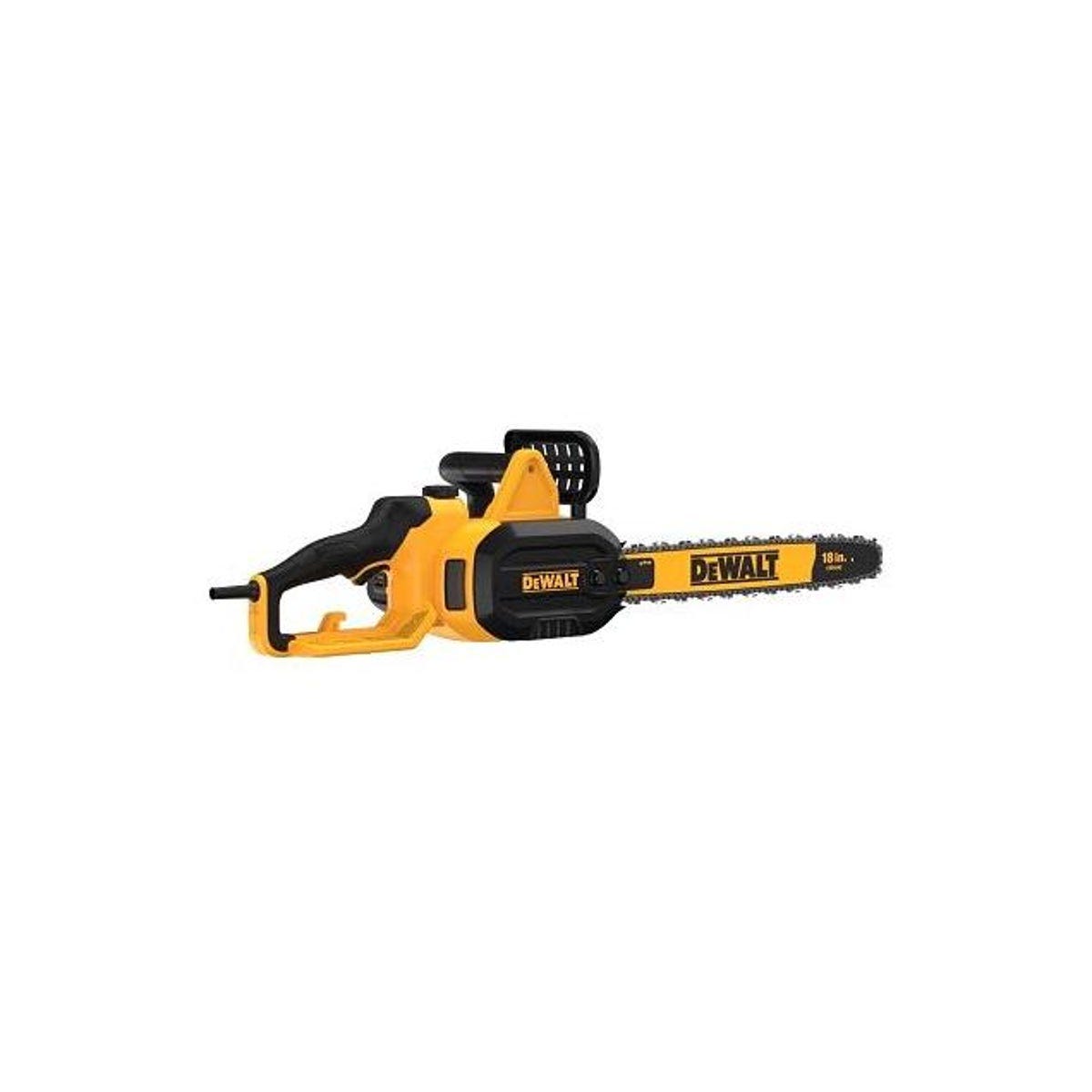 DEWALT Electric Chainsaw, 15 Amps, 2.8 HP Brushless Motor, 18 In. DEWALT Electric Chainsaw, 15 Amps, 2.8 HP Brushless Motor, 18 In.