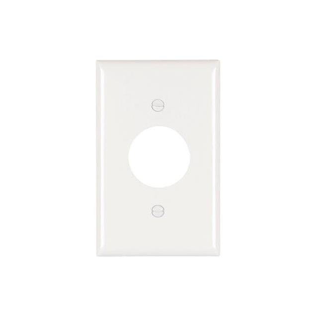 Legrand Pass & Seymour White Nylon 1-Gang Single Outlet Wall Plate