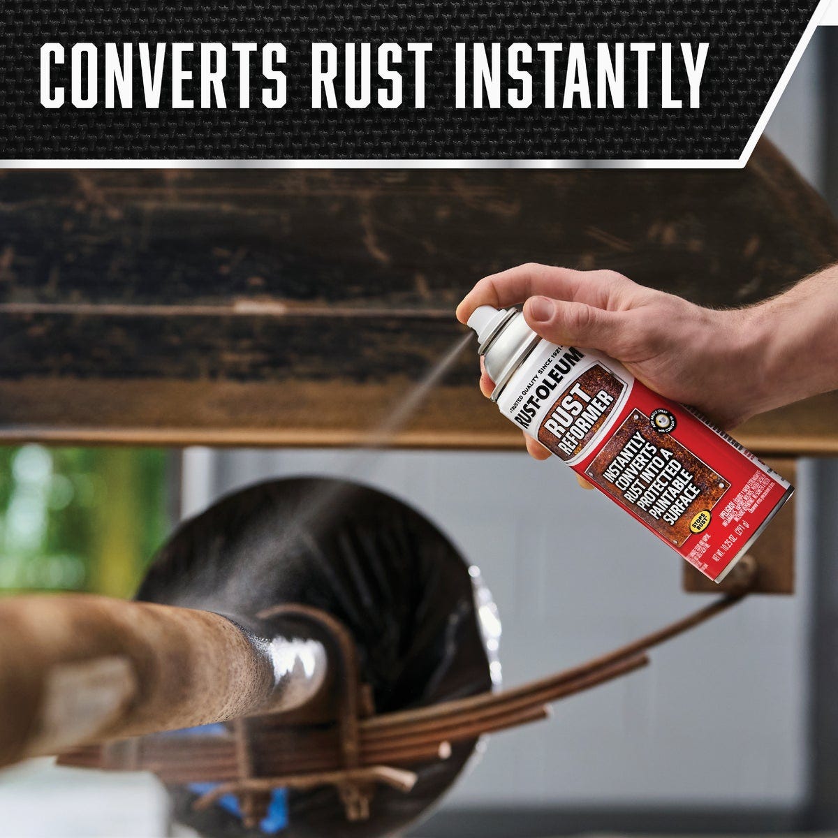 Rust-Oleum Stops Rust Automotive 10.25 Oz. Flat Black Rust Reformer - photo 4