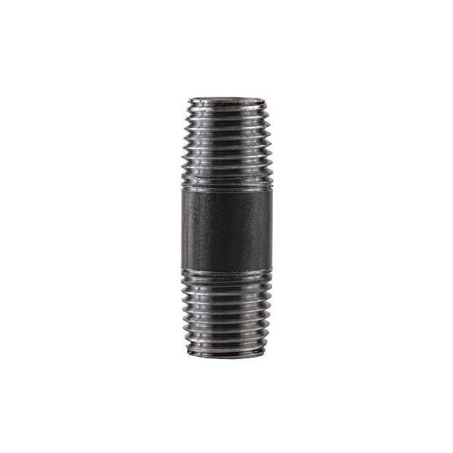 STZ 1/8 In. x 1-1/2 In. Steel Black Iron Nipple