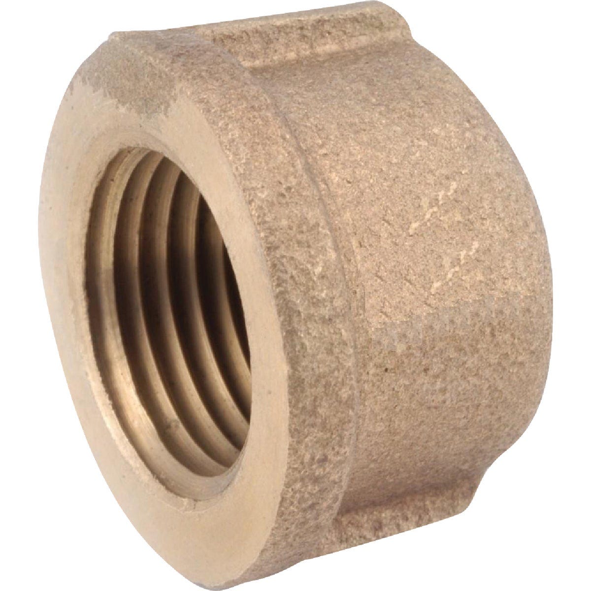 Anderson Metals 3/8 In. Red Brass Threaded Pipe Cap Anderson Metals 3/8 In. Red Brass Threaded Pipe Cap