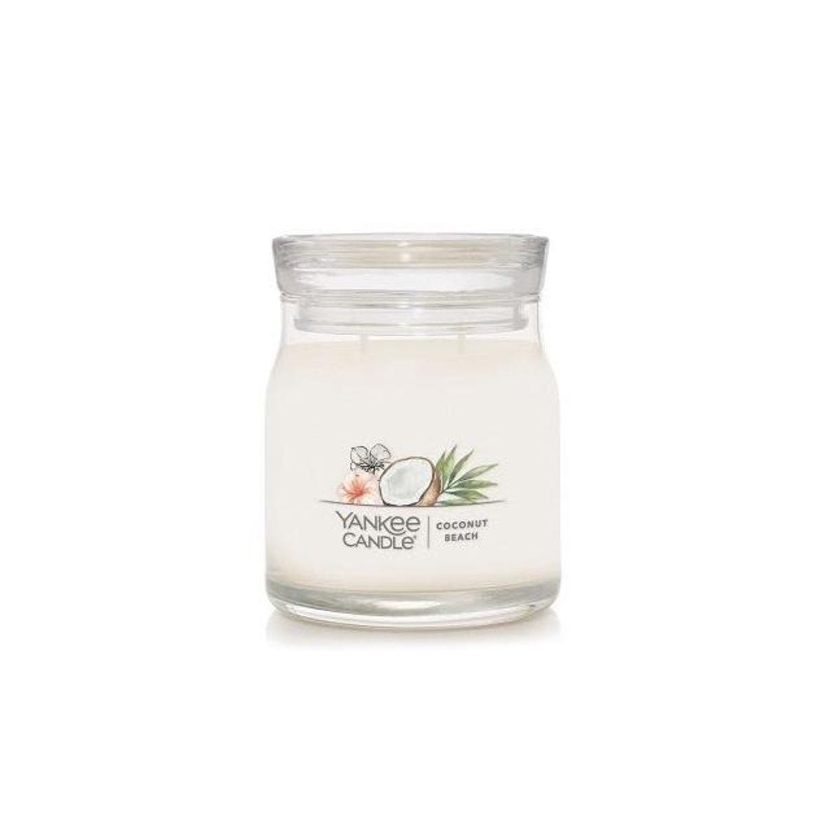 Yankee Candle 13 Oz. Coconut Single Wick Glass Jar Candle