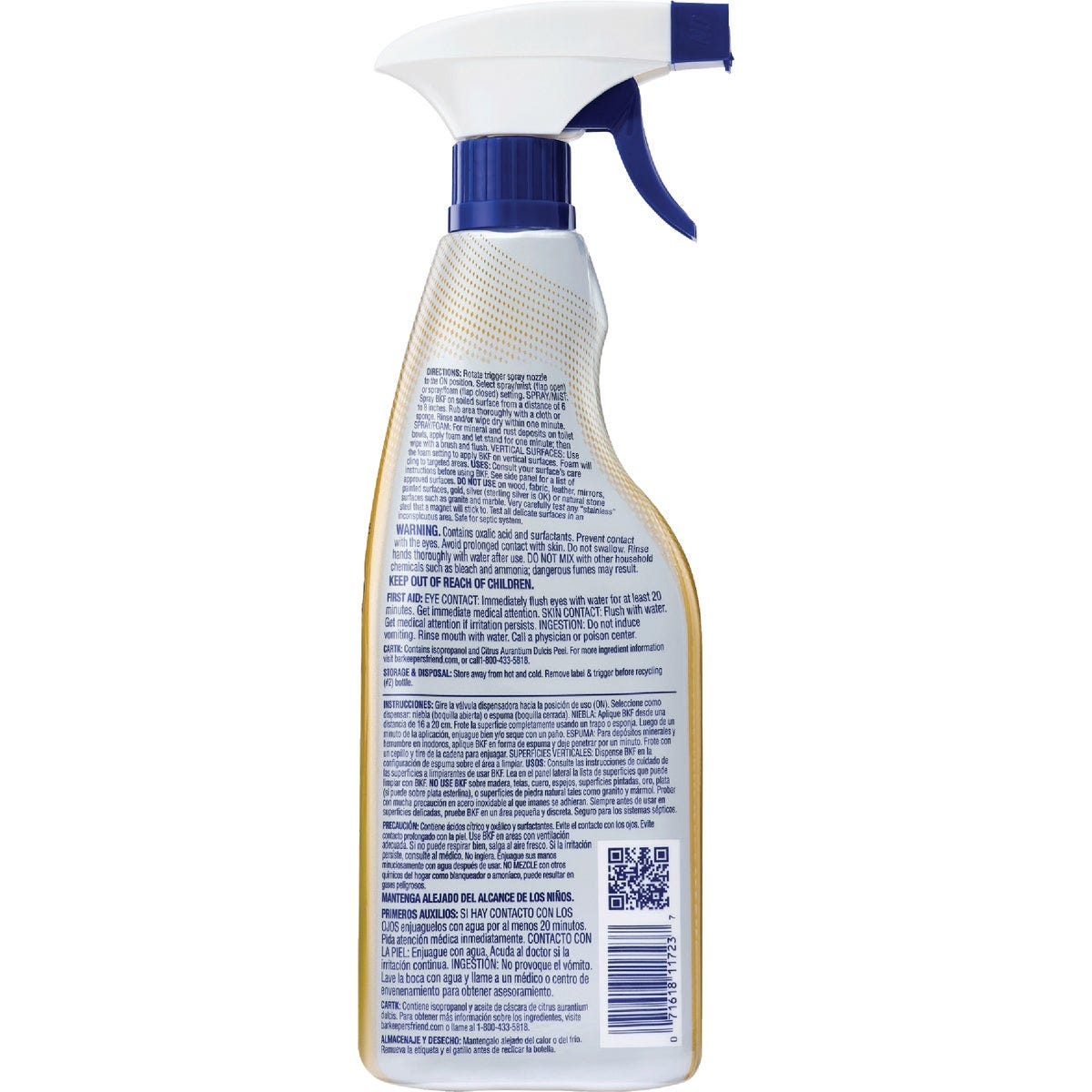 Bar Keepers Friend 25.4 Oz. Spray and Foam Multi-Purpose Cleaner - photo 2