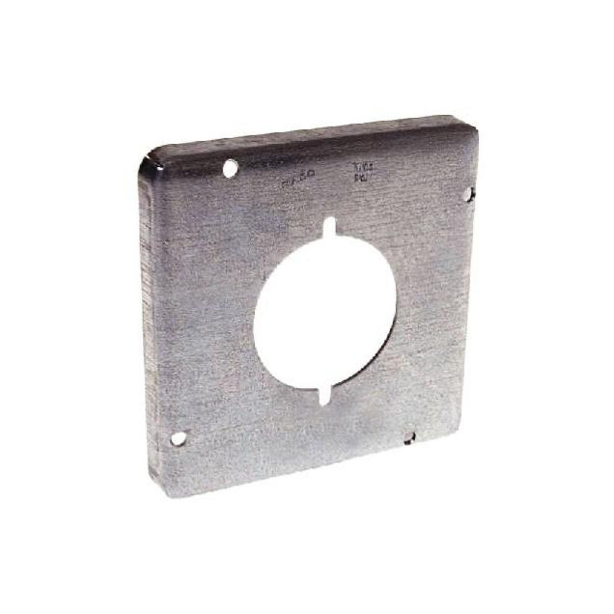 Raco Single Receptacle 4-11/16 In. Square Raised Cover