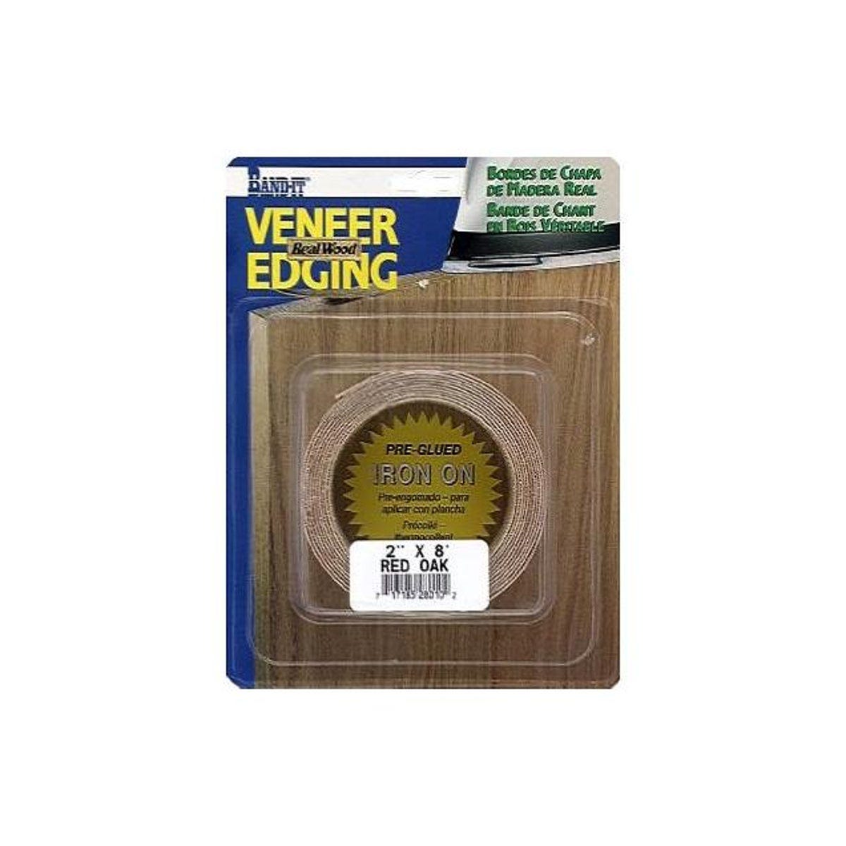 Band-It 2 In. x 8 Ft. Cherry Real Wood Veneer Iron-on Edgebanding