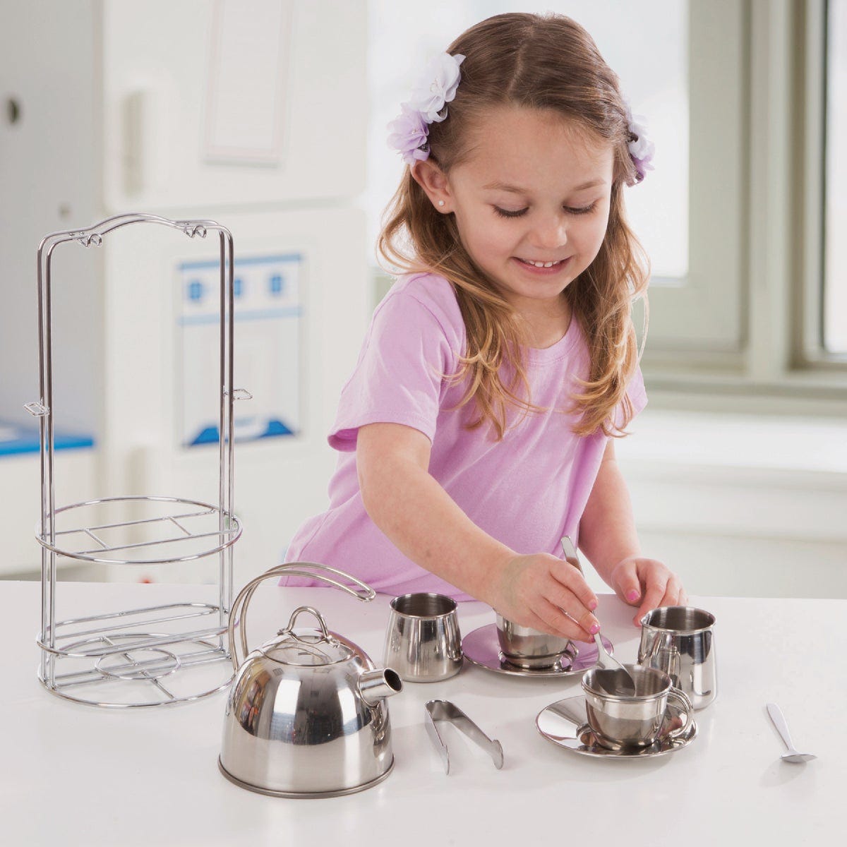 Melissa & Doug Metal Tea Set - photo 2