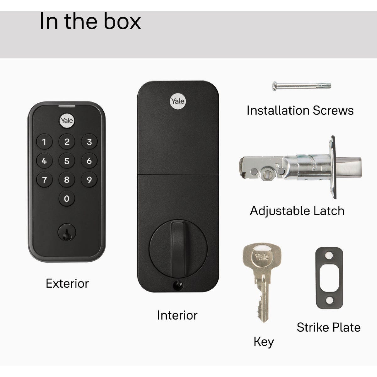 Yale Code Black Suede Electronic Lock Keypad Deadbolt - photo 2 Yale Code Black Suede Electronic Lock Keypad Deadbolt - photo 2