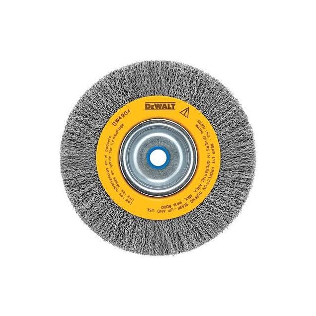 DeWalt 6 In. Wide Face Crimped Wire Wheel