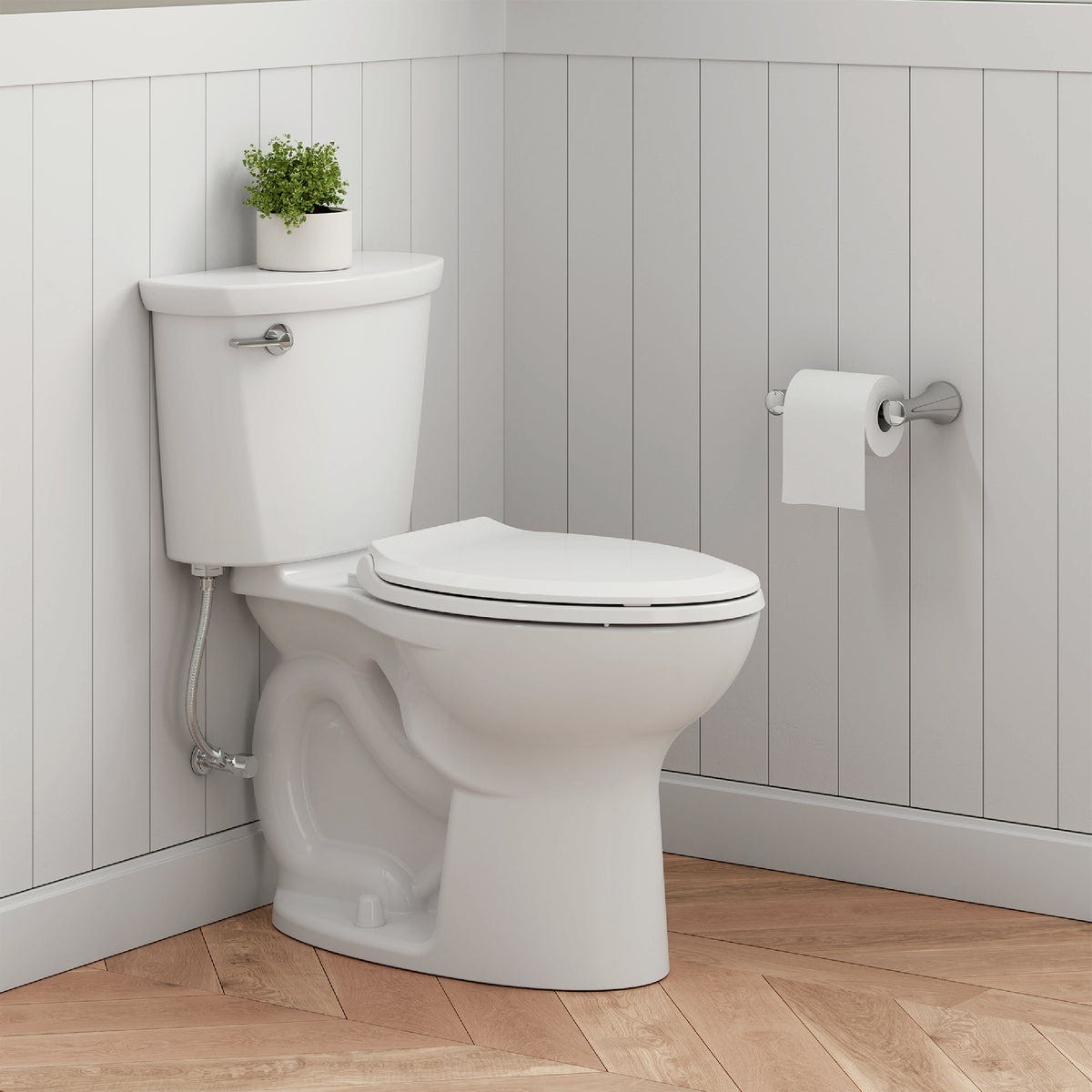 American Standard Cadet 10 In. Rough-In White Chair Height Elongated Bowl 1.28 GPF Toilet - photo 3 American Standard Cadet 10 In. Rough-In White Chair Height Elongated Bowl 1.28 GPF Toilet - photo 3