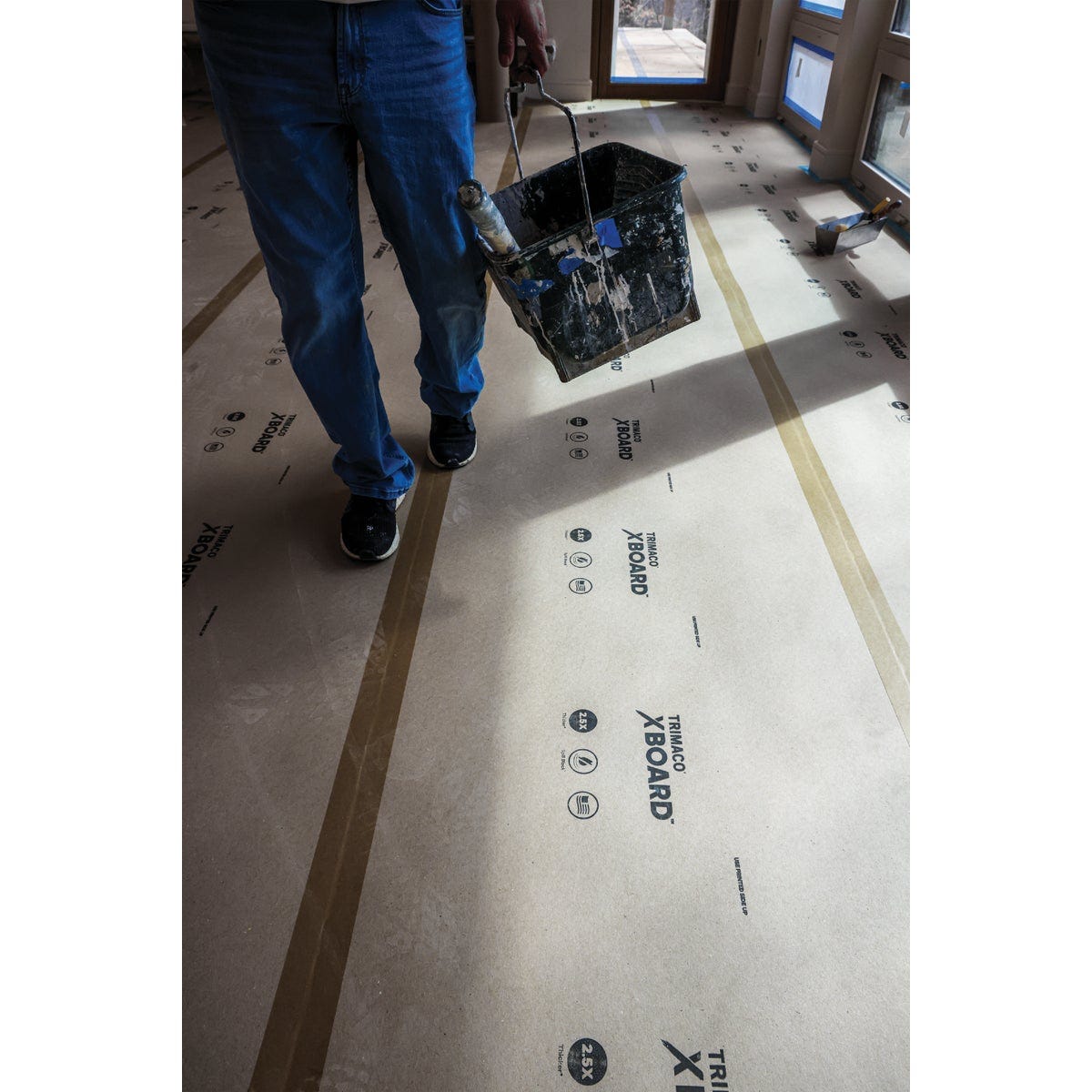 Trimaco FloorShell 2.83 In. x 180 Ft. Heavy-Duty Seam Tape - photo 3