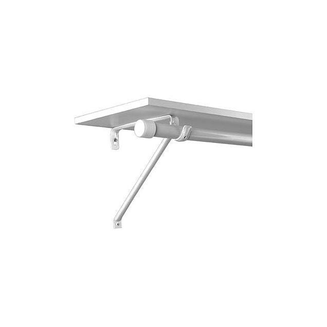 Closet Pro White Closet Rod & Shelf Bracket