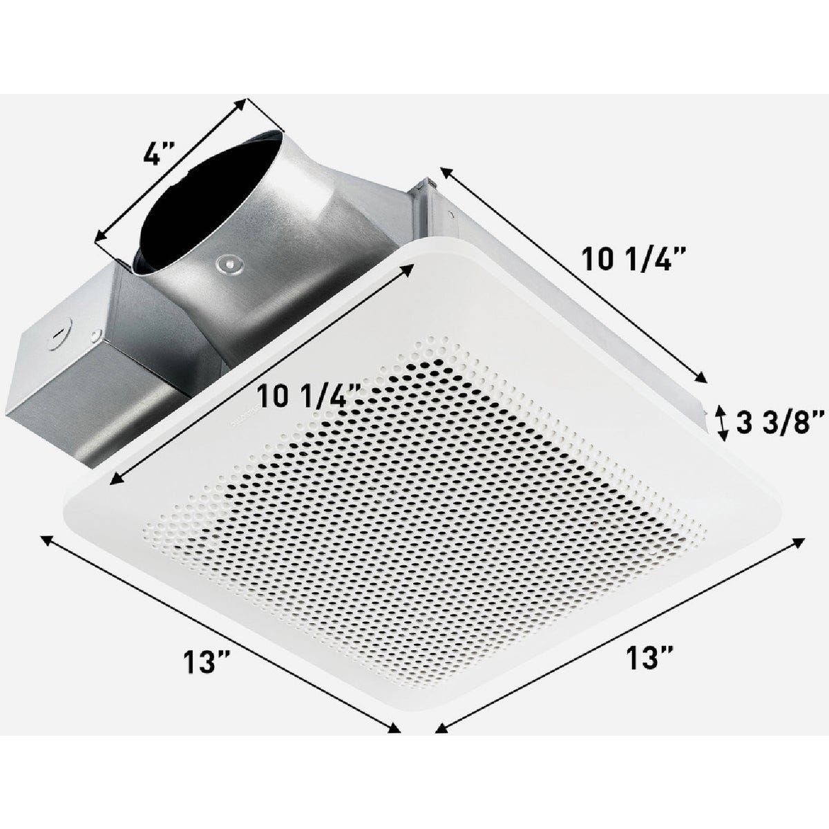 Panasonic Whisper Thin 80/100 CFM Bathroom Exhaust Fan - photo 2