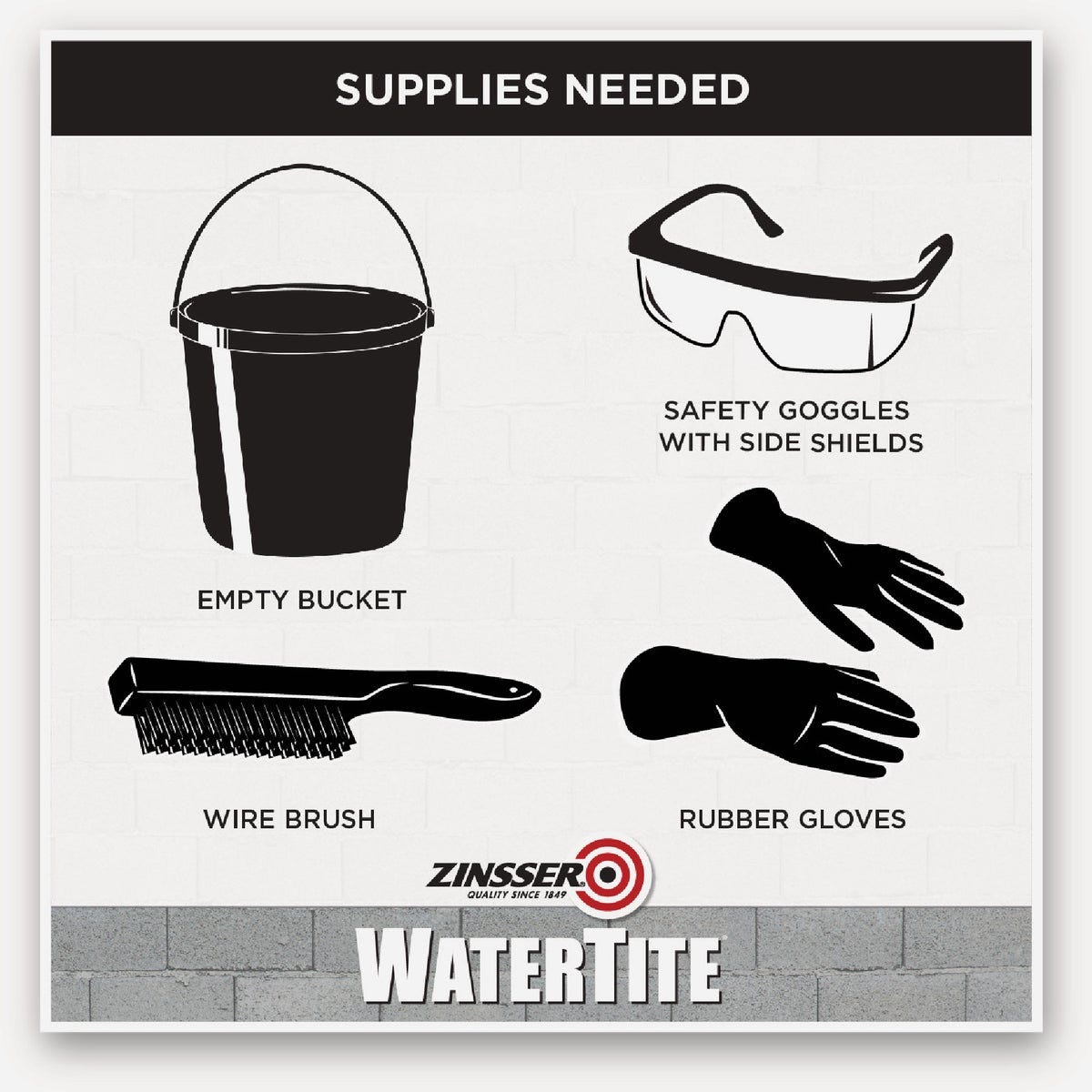 Zinsser WaterTite Etch & Cleaner, 12 Oz. - photo 5 Zinsser WaterTite Etch & Cleaner, 12 Oz. - photo 5