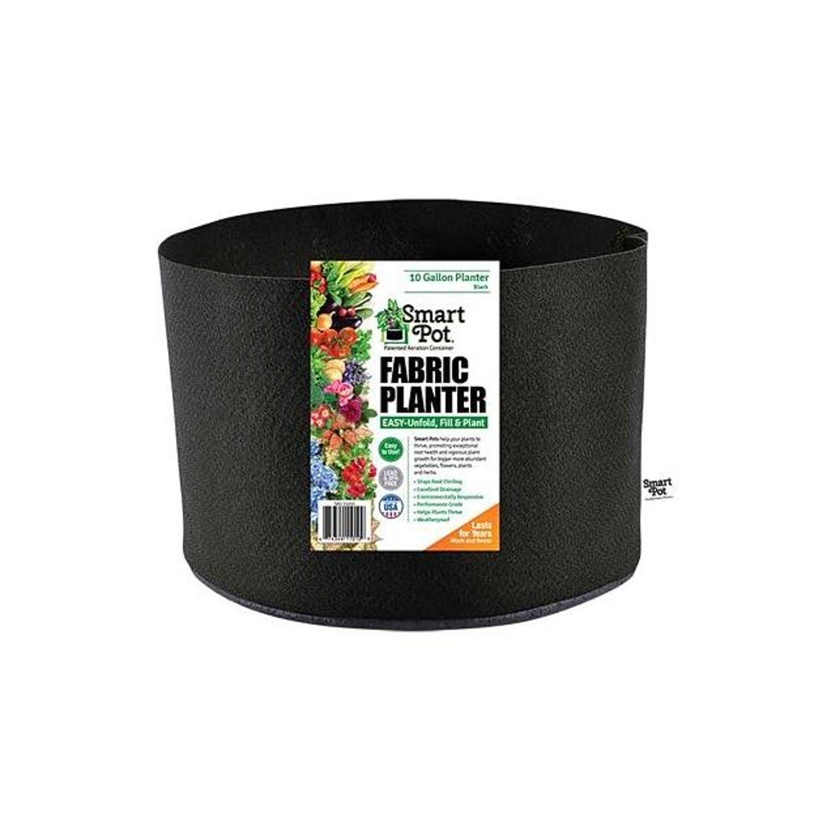 Smart Pot 10 Gal. Black Fabric Pepper & Vegetable Container Garden Planter