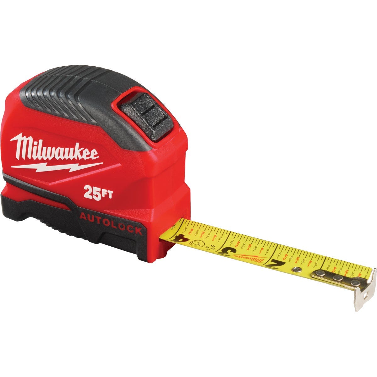 Milwaukee 25 Ft. Compact Auto Lock Tape Measure