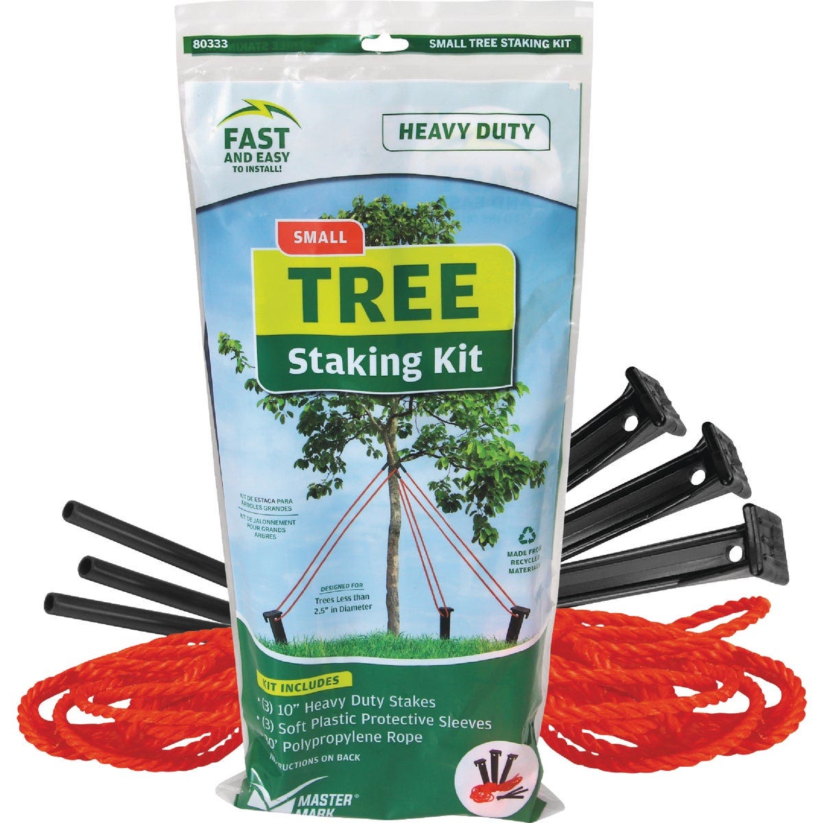 Master Mark Heavy-Duty Plastic Tree Stake Kit