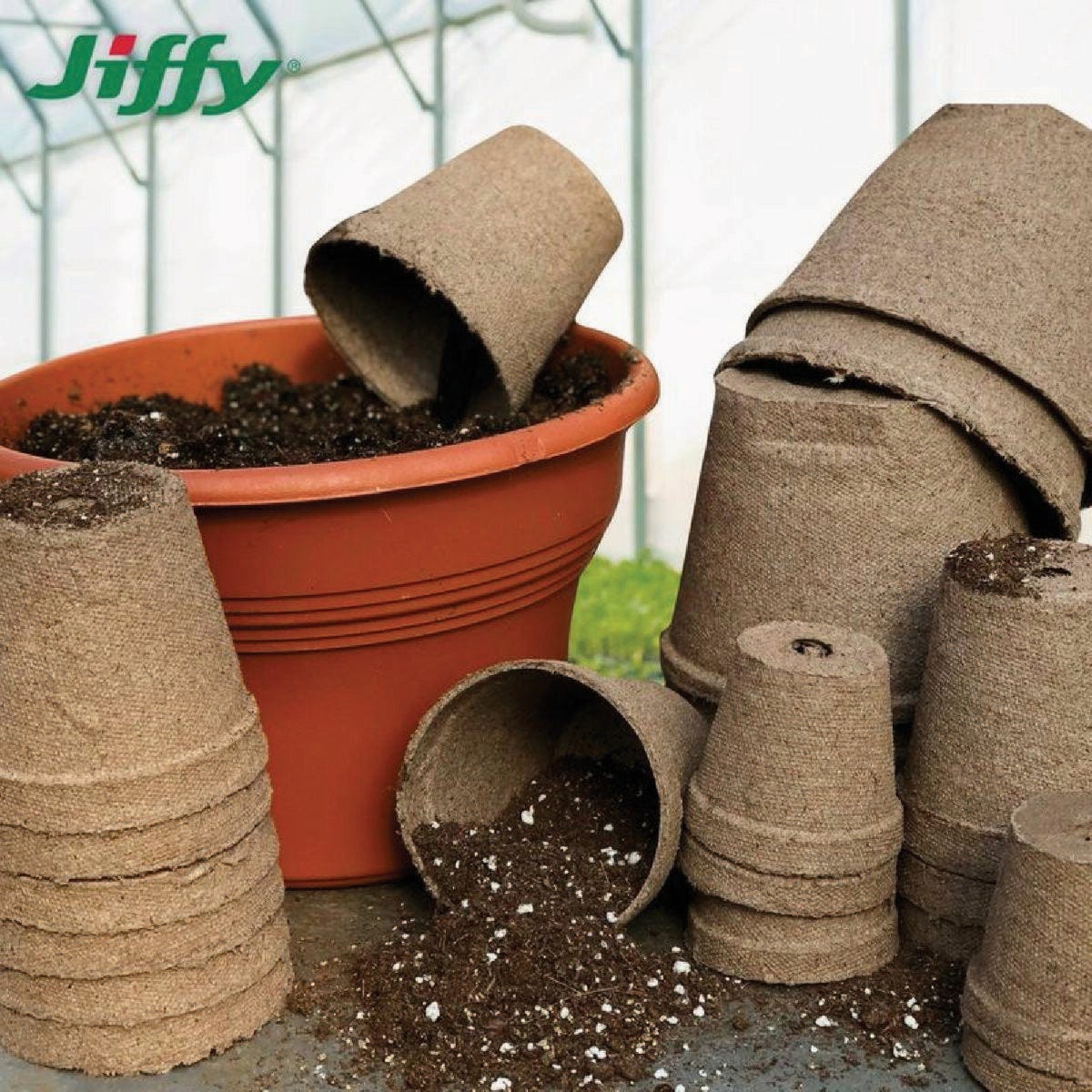 Jiffy 3 In. W. Round Peat Pot (22-Pack) - photo 5