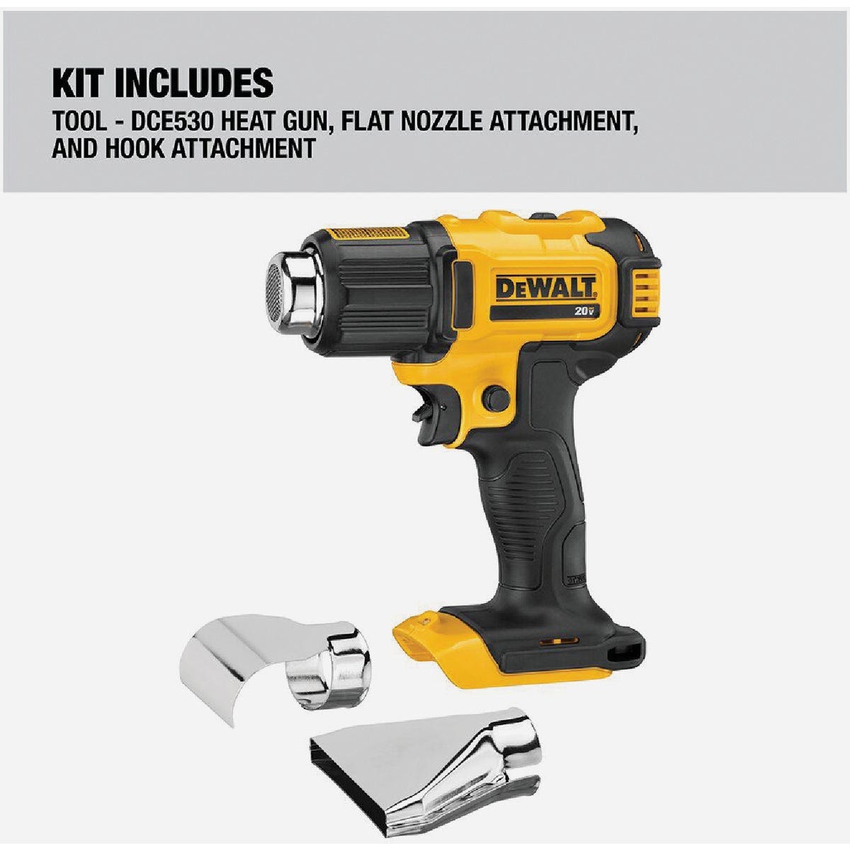 DEWALT 20V MAX Lithium-Ion Cordless Heat Gun (Tool Only) - photo 2