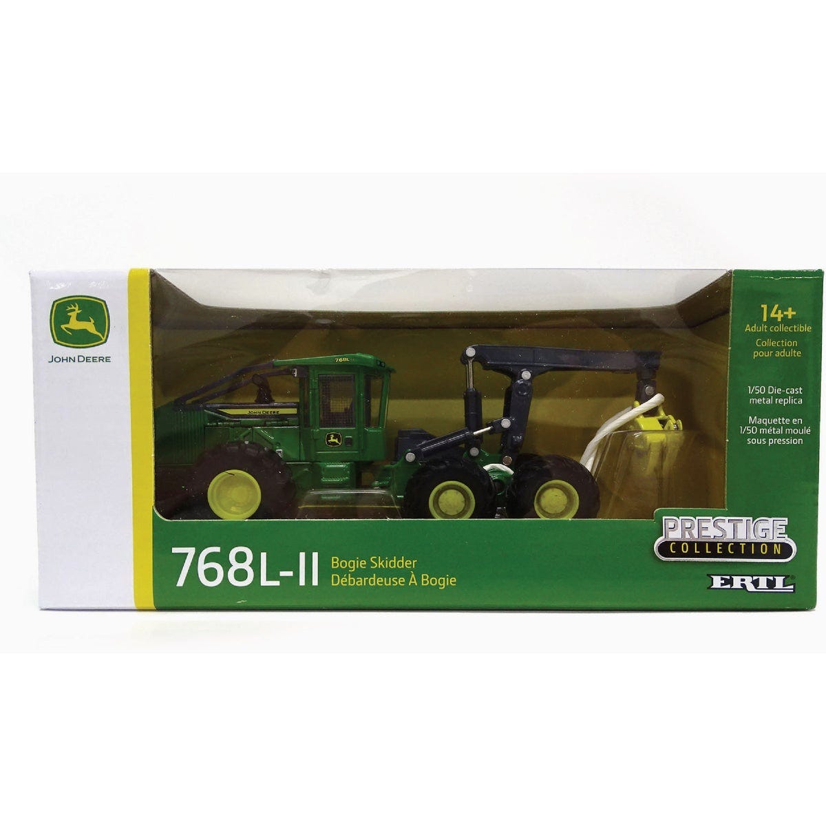 JOHN DEERE 768L-II Die-Cast Metal 1:50 Prestige Collection Bogie Skidder- - photo 3 JOHN DEERE 768L-II Die-Cast Metal 1:50 Prestige Collection Bogie Skidder- - photo 3