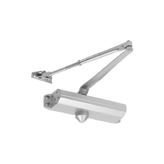 Tell Aluminum Finish Commercial Door Closer, Size 4