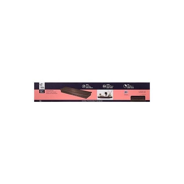 High & Mighty 36 In. Espresso Beveled Design Floating Shelf - photo 2 High & Mighty 36 In. Espresso Beveled Design Floating Shelf - photo 2