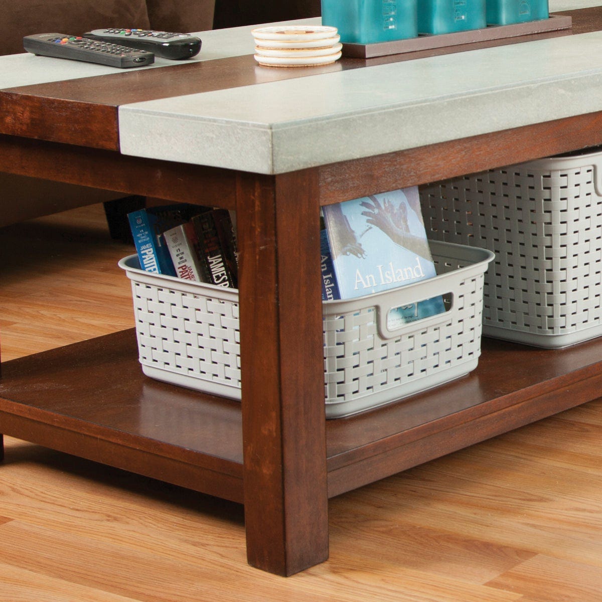 Sterilite Cement Short Weave Basket - photo 4 Sterilite Cement Short Weave Basket - photo 4