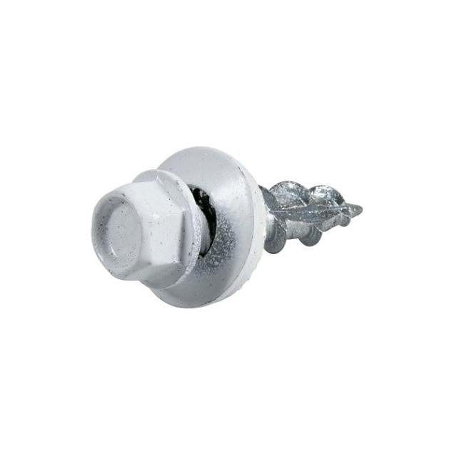 Hillman Power Pro #12/14 x 3/4 In. White OSB Roofing Screws Hillman Power Pro #12/14 x 3/4 In. White OSB Roofing Screws