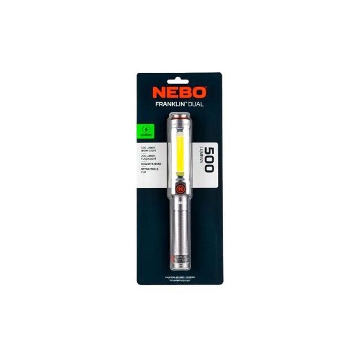 Nebo Franklin 500 Lumens Dual Rechargeable Handheld COB LED Work Light - photo 2