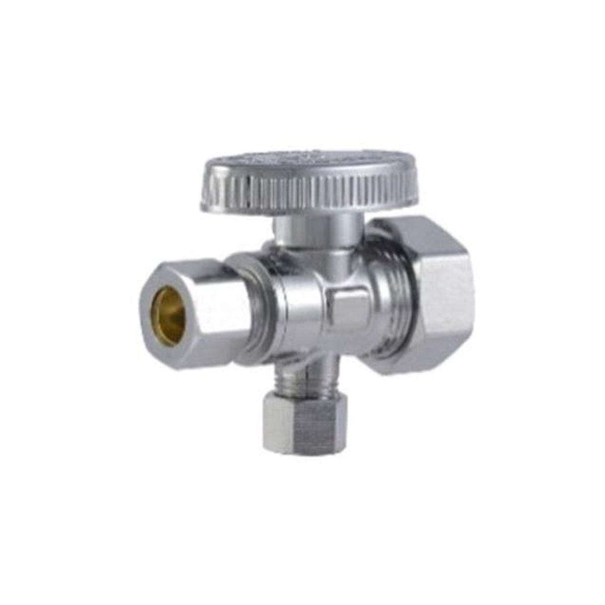 SharkBite 1/2 In. x 1/4 In. Brass Ball Outlet Valve