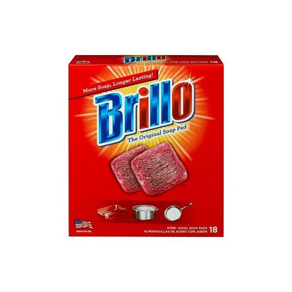 Brillo 18-Ct. Steel Wool Soap Pads Brillo 18-Ct. Steel Wool Soap Pads