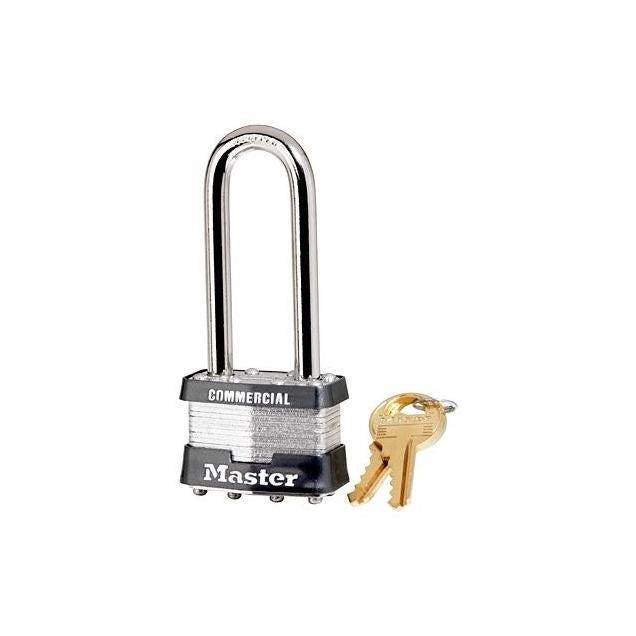 Master Lock 1-3/4 In. Laminated Keyed Padlock with 2-1/2 In. Long Shackle Master Lock 1-3/4 In. Laminated Keyed Padlock with 2-1/2 In. Long Shackle