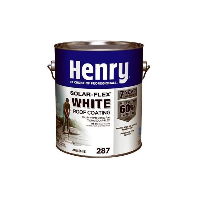 Henry 1-Gal. SolarFlex Elastomeric White Roof Coating
