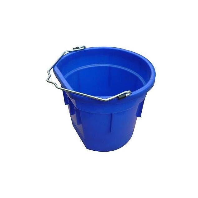 Master Rancher 20 Qt. Blue Resin Flat Sided Utility Bucket Master Rancher 20 Qt. Blue Resin Flat Sided Utility Bucket