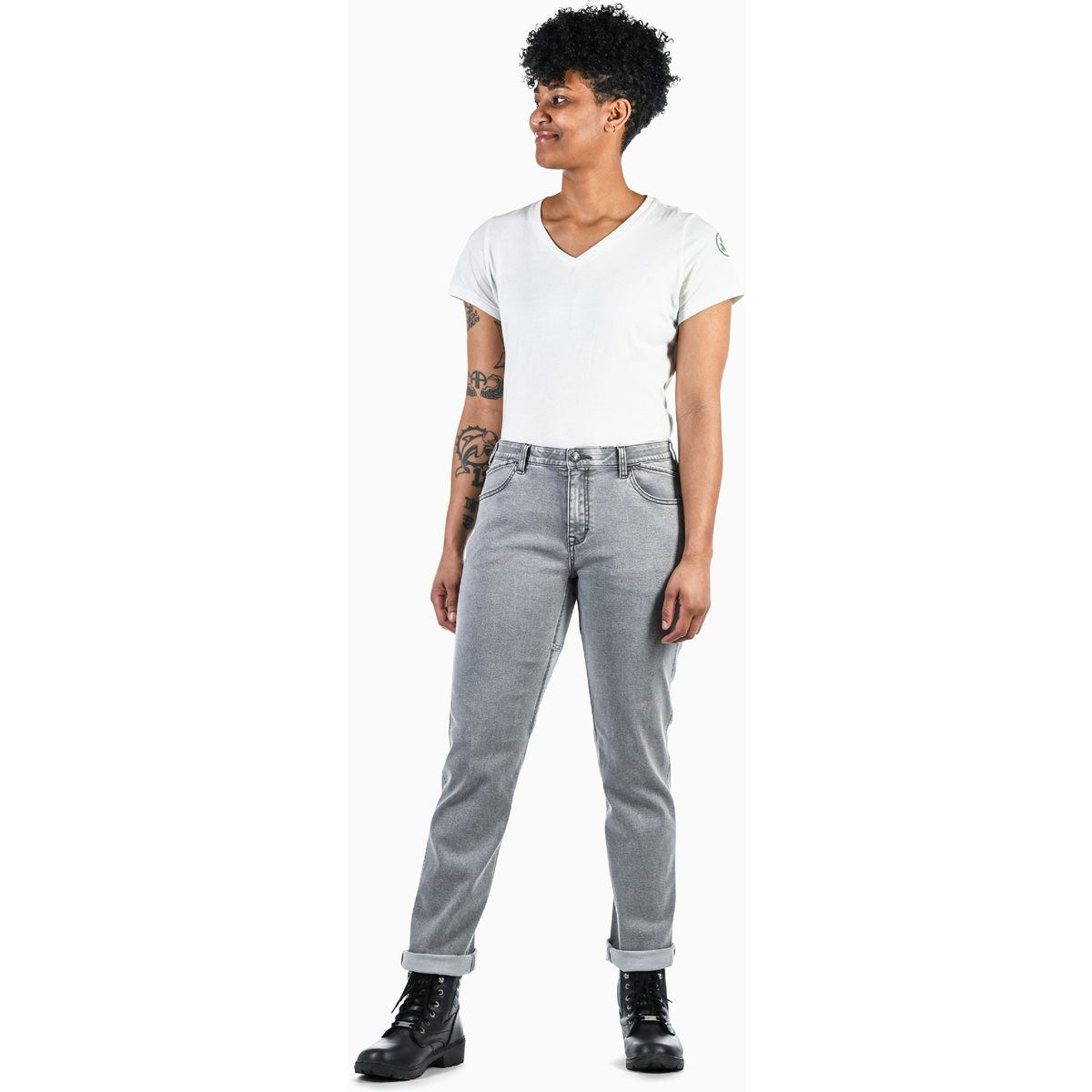 Dovetail Workwear Women's 4x30 Magnet Grey Shop Pant - photo 2