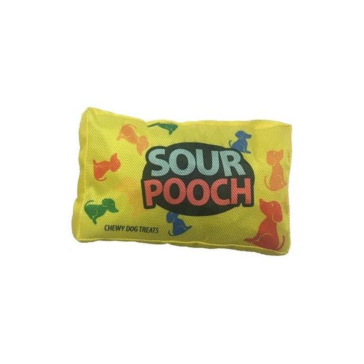 Spot Fun Candy 7 In. Sour Pooch Squeeker Dog Toy