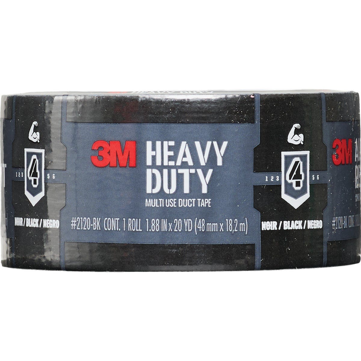 3M 1.88 In. x 20 Yd. Black Heavy Duty Duct Tape - photo 2 3M 1.88 In. x 20 Yd. Black Heavy Duty Duct Tape - photo 2