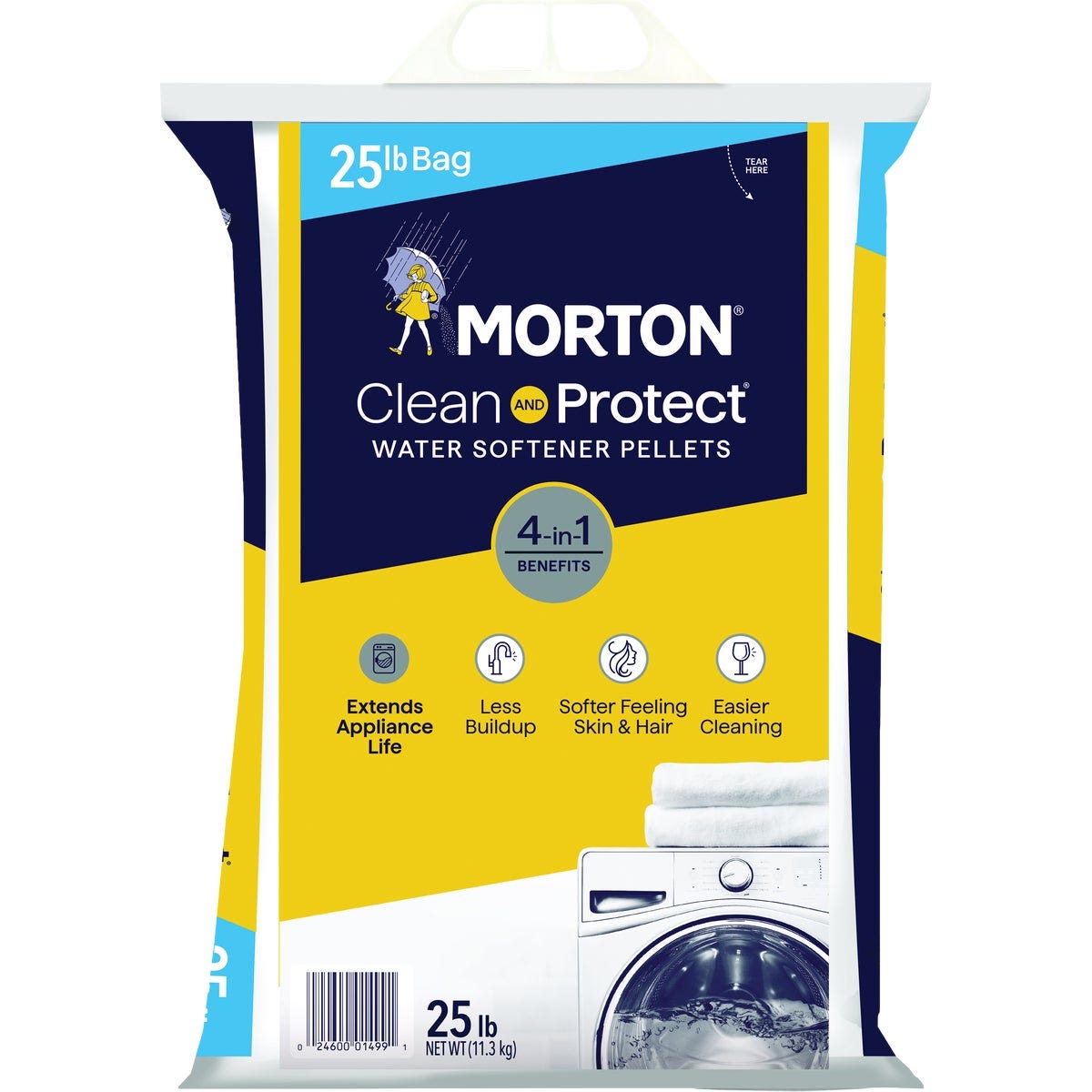 Morton Clean & Protect 25 Lb. Water Softener Salt Pellets