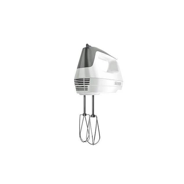 Black & Decker White 5-Speed Lightweight Hand Mixer