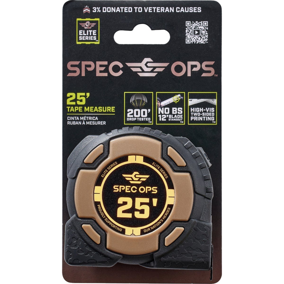 Spec Ops Elite Series 25 Ft. Tape Measure - photo 2 Spec Ops Elite Series 25 Ft. Tape Measure - photo 2