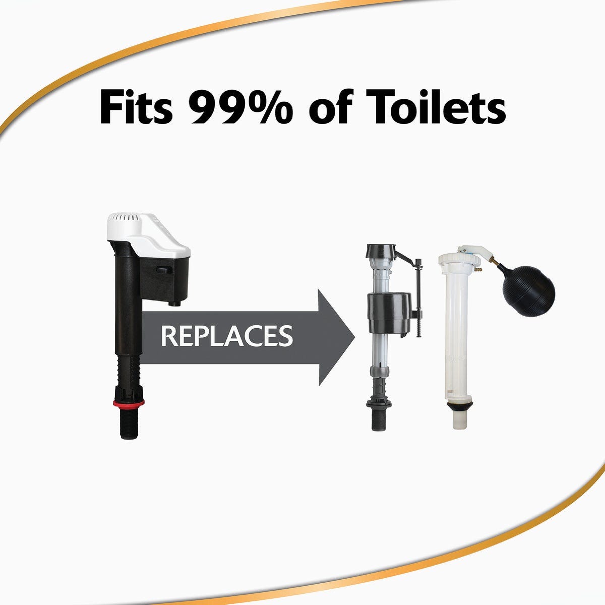 Korky QuietFill Toilet Fill Valve - photo 5