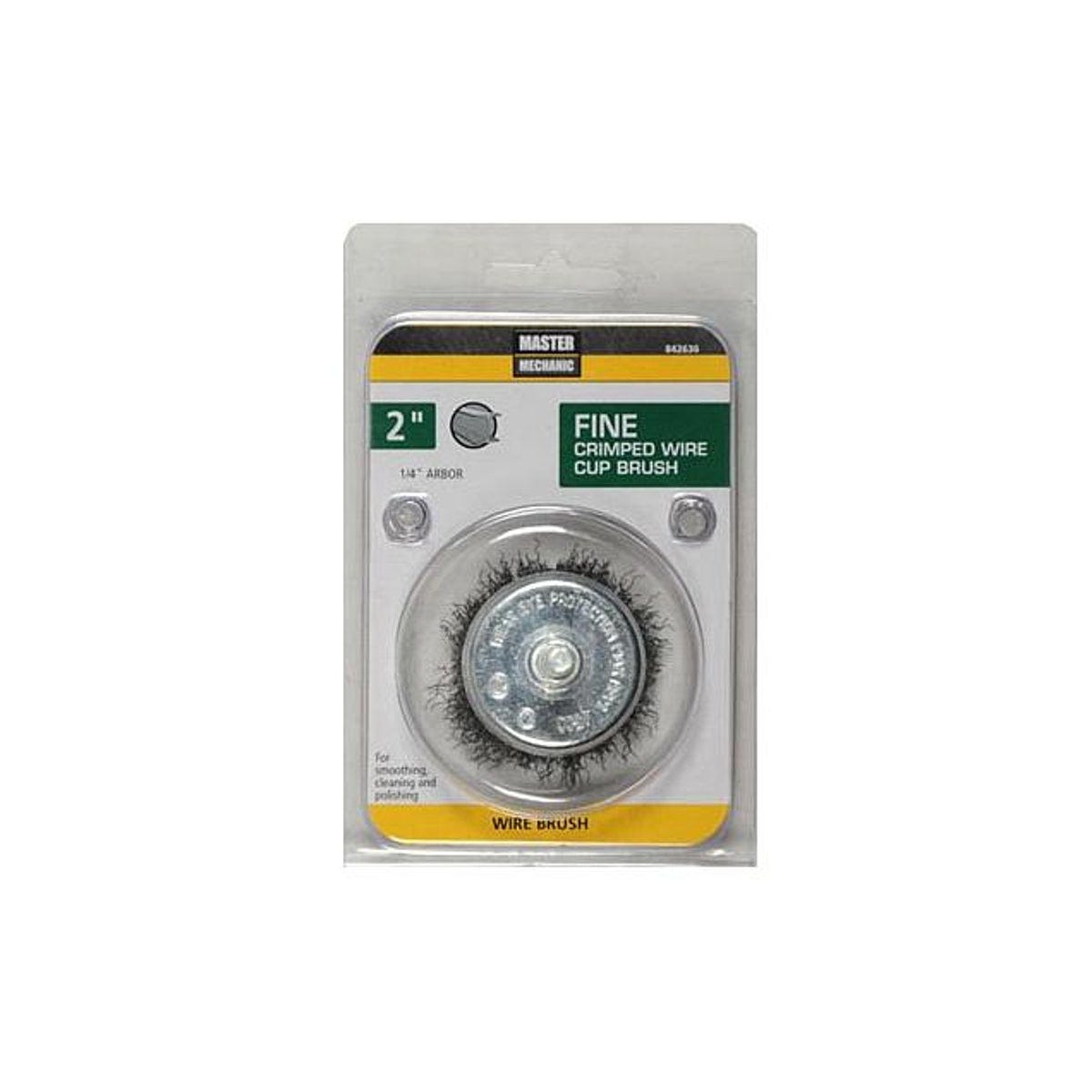 Master Mechanic 2 In. Crimped, Fine Wire Cup Brush