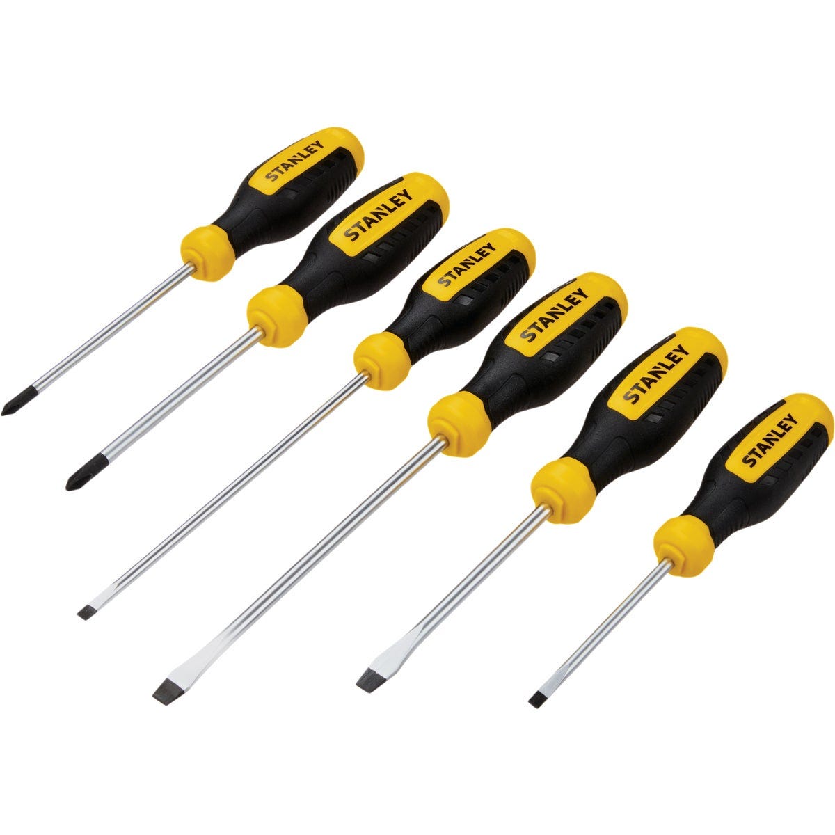 Stanley Slotted & Phillips Screwdriver Set (6-Piece) Stanley Slotted & Phillips Screwdriver Set (6-Piece)