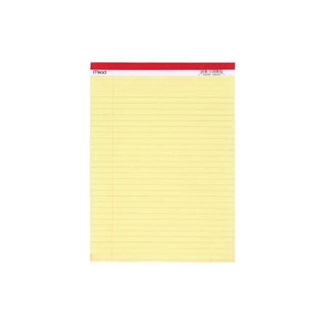 Mead 8.5 In. x 11 In. Yellow Legal Pad (50-Sheet) Mead 8.5 In. x 11 In. Yellow Legal Pad (50-Sheet)