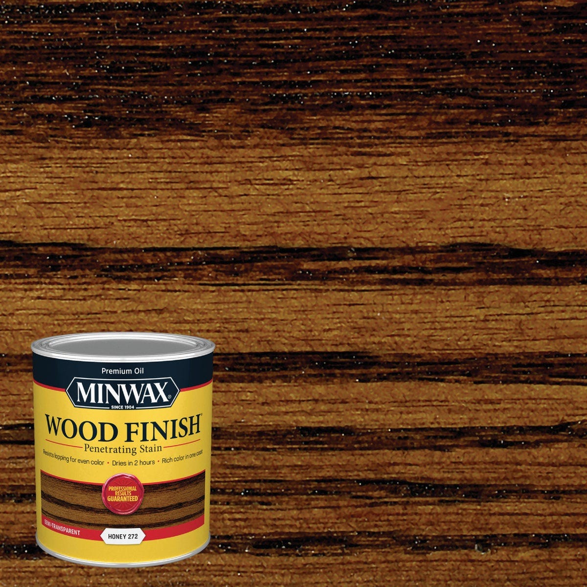 Minwax Wood Finish Penetrating Stain, Honey, 1 Qt.