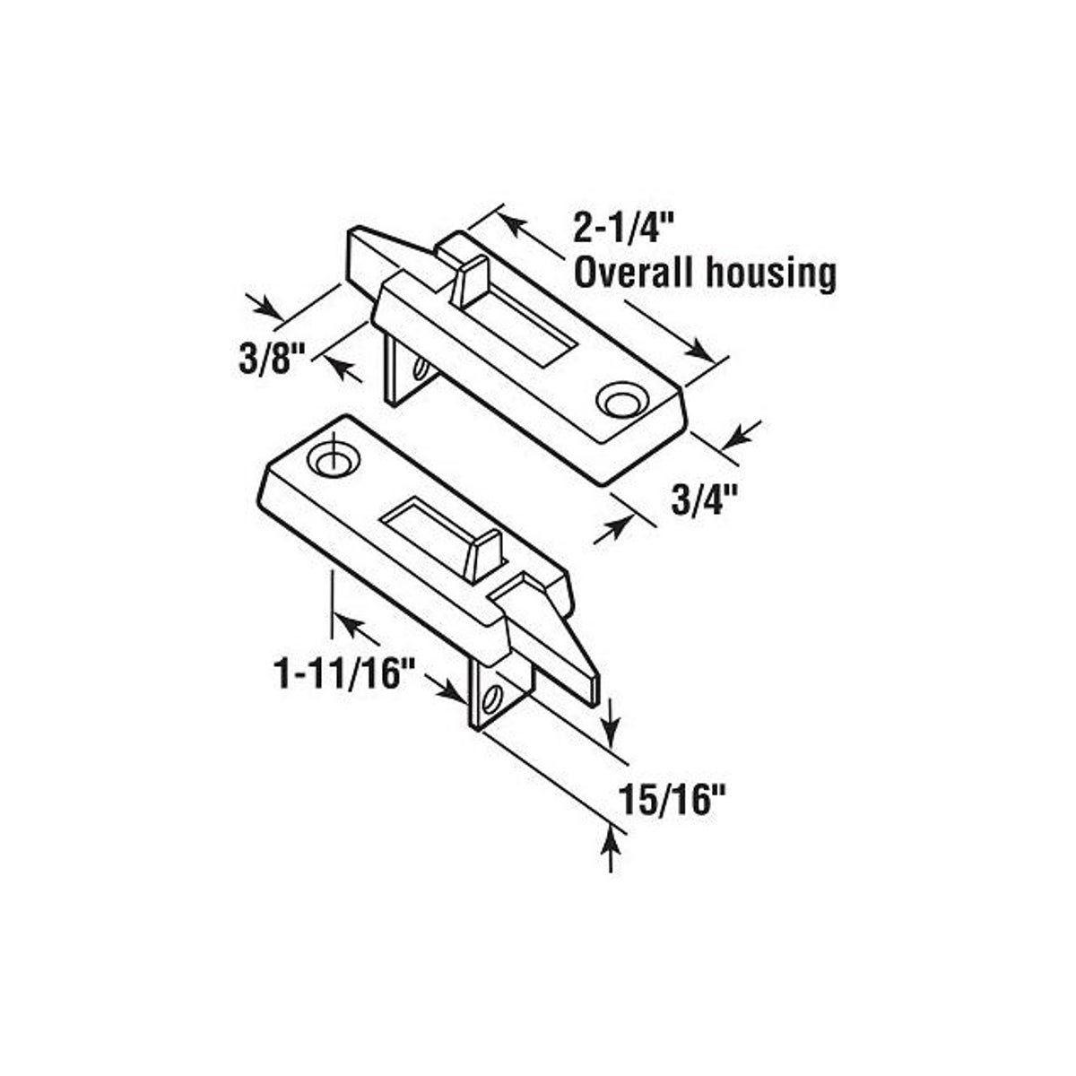 Prime-Line Better-Bilt Black Plastic Tilt Latches (2-Pack) - photo 2 Prime-Line Better-Bilt Black Plastic Tilt Latches (2-Pack) - photo 2