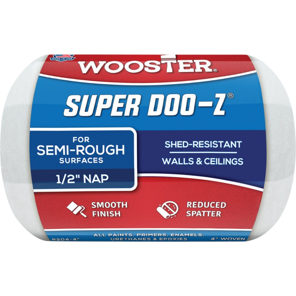 Wooster Super Doo-Z 4 In. x 1/2 In. Woven Fabric Roller Cover