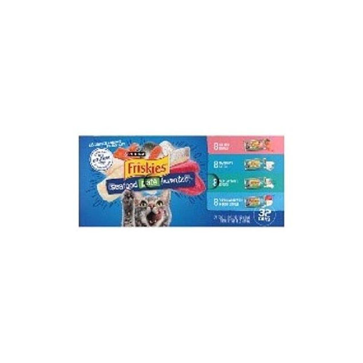 Purina Friskies Seafood Variety Cat Food (32-Pack)
