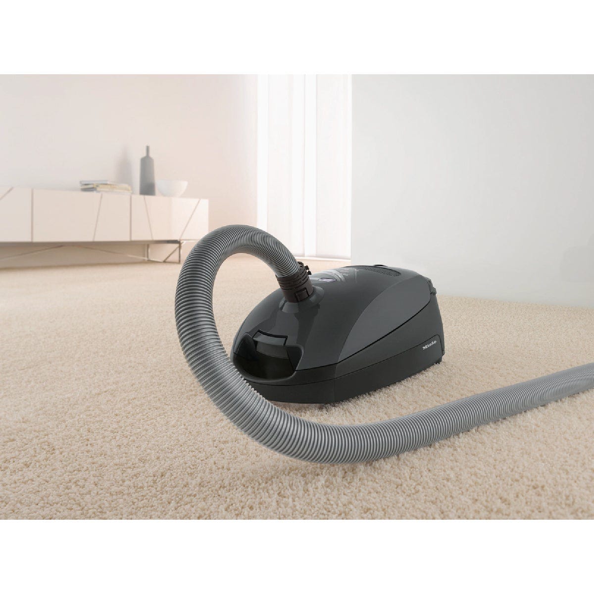 Miele Classic C1 Pure Suction PowerLine Canister Vacuum Cleaner, Graphite Grey - photo 2