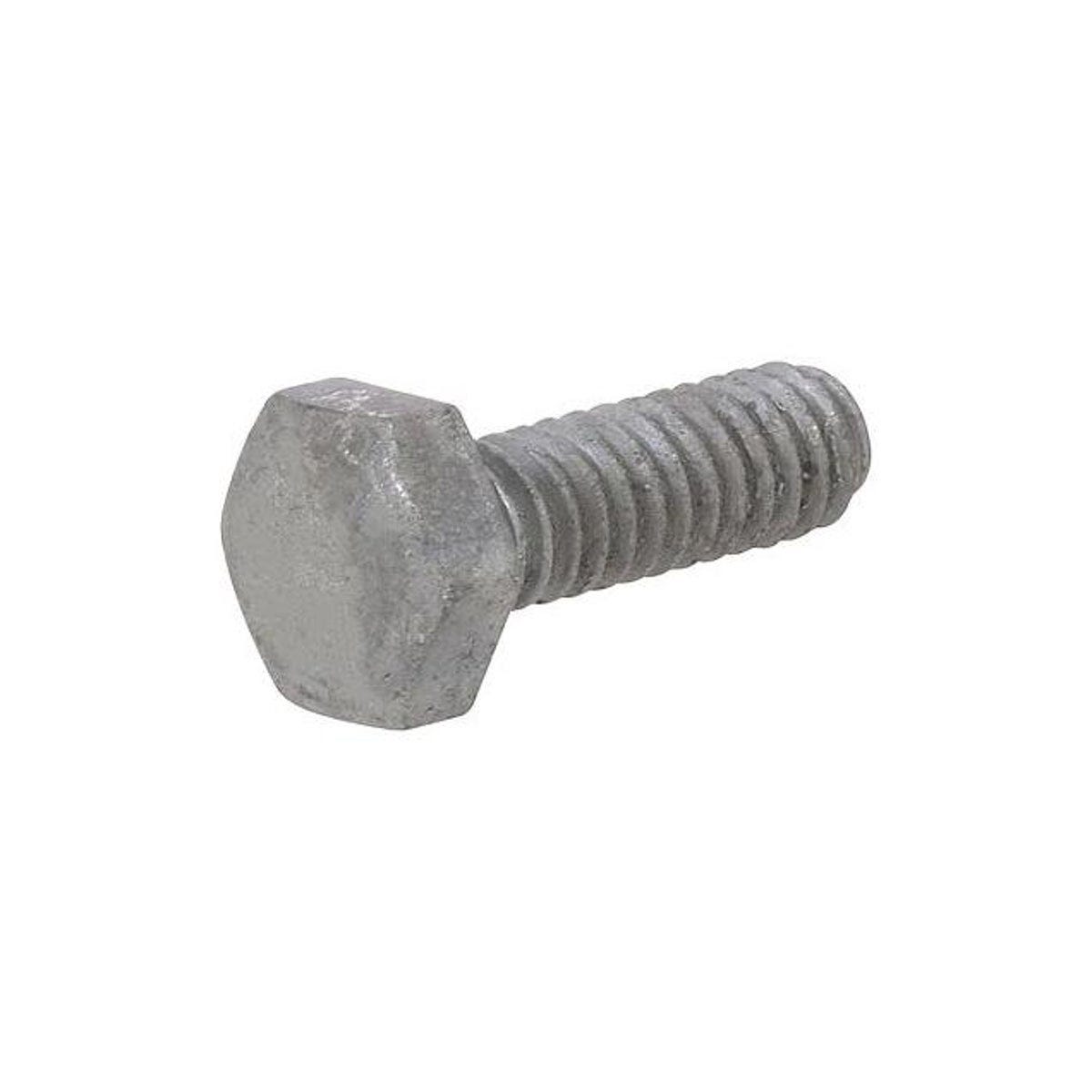 Hillman 1/4 In. x 4-1/2 In. 100-Pack Galvanized Hex Lag Screw