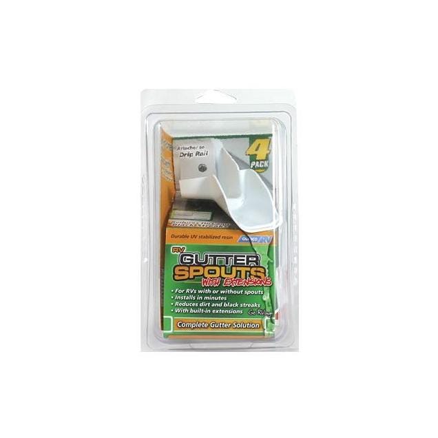 Camco 4-Pack RV Gutter Spout Extensions Camco 4-Pack RV Gutter Spout Extensions